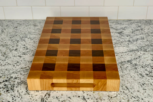 Buffalo Check End Grain Cutting Board