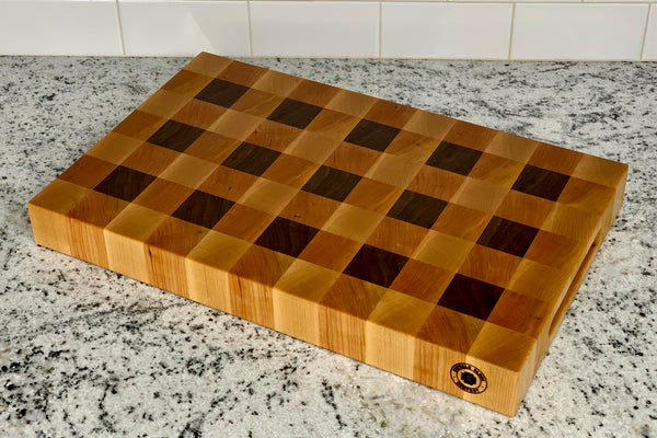 Buffalo Check End Grain Cutting Board