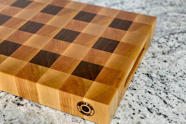 Buffalo Check End Grain Cutting Board